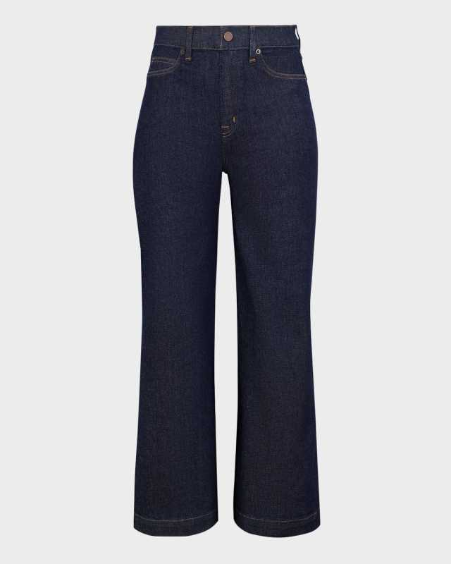 High-Rise Wide-Leg Denims